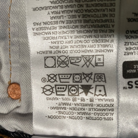 Levi’s 501 Black Denim Jeans Men’s 36x30 Button Fly Straight Leg Classic Vintage - Picture 3 of 10